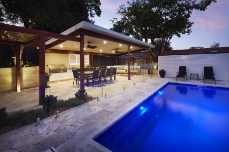 glass pool fence installation